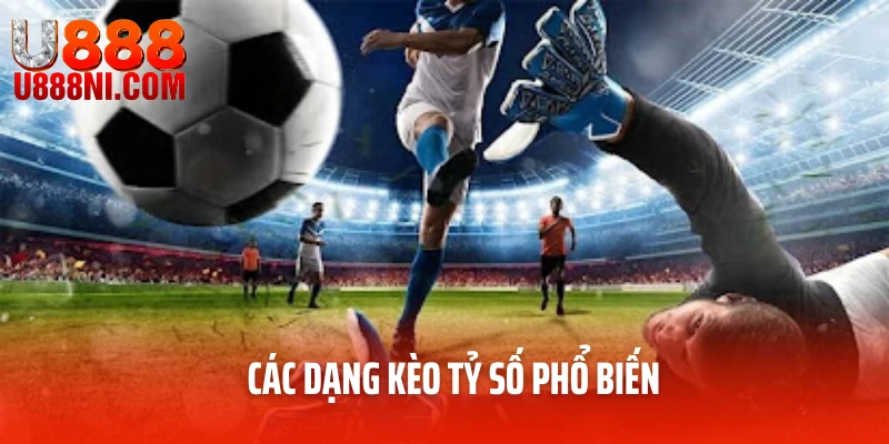 Các dạng kèo tỷ số phổ biến