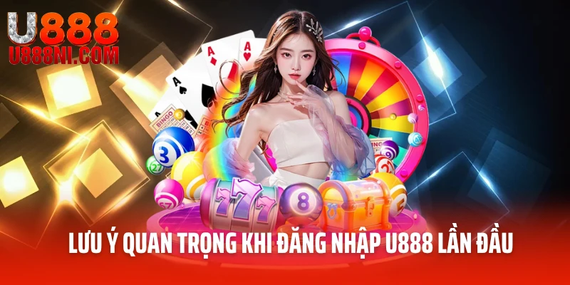 Lưu ý quan trọng khi đăng nhập U888 lần đầu